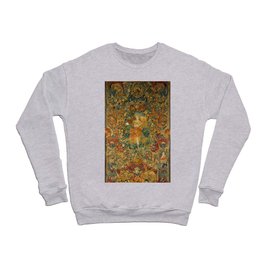 Vintage Embroidery Tapestry- Seasons of Elements Summer Crewneck Sweatshirt