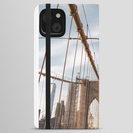 New York City | Brooklyn Bridge | Travel Photography Minimalism iPhone Wallet Case