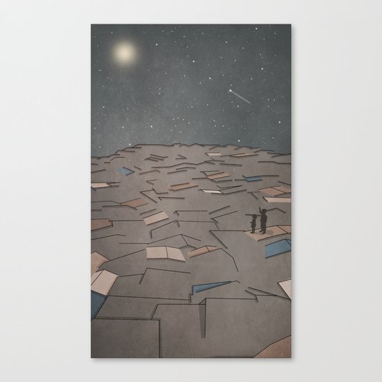 Look Canvas Print