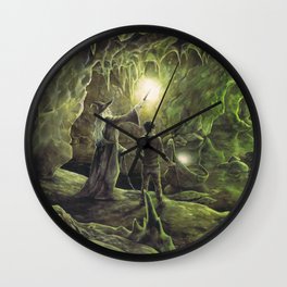 Harry and Dumbledore in the Horcrux Cave Wall Clock