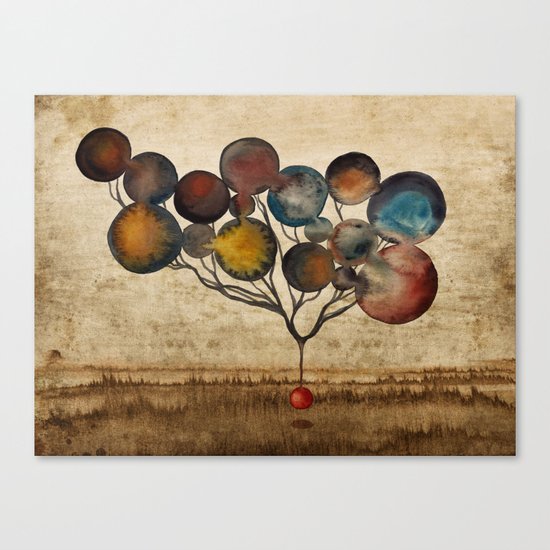 A Cosmic Incident Canvas Print