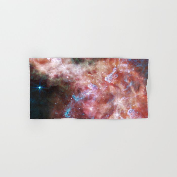 Nasa and esa picture 68 : Tarantula Nebula by James Webb telescope Hand & Bath Towel