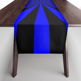 Starburst (Black & Blue Pattern) Table Runner