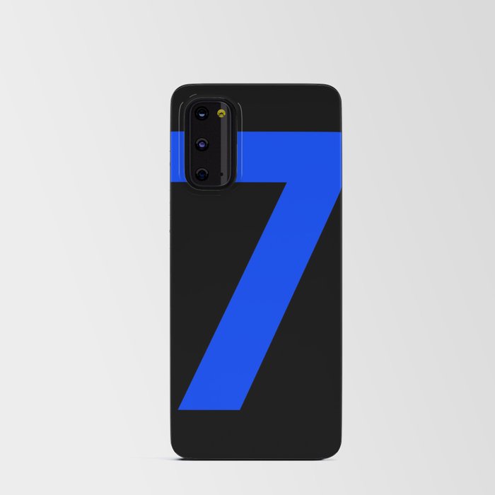Number 7 (Blue & Black) Android Card Case