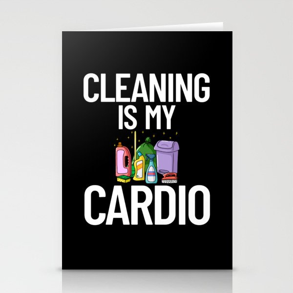 Housekeeping Cleaning Housekeeper Housewife Stationery Cards