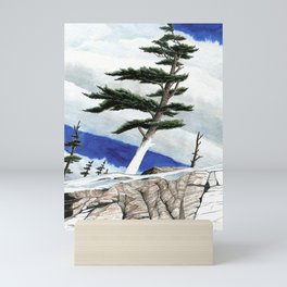 Windy Winter Mini Art Print