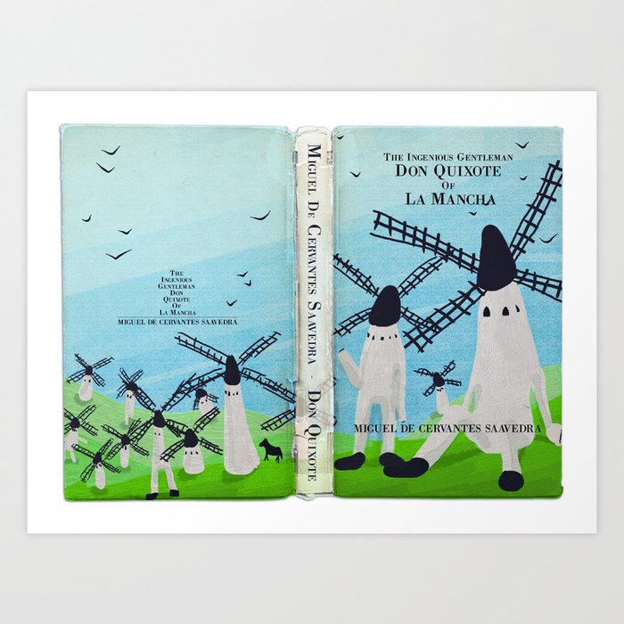 Don Quixote By Miguel De Cervantes Art Print By Bassly Society6