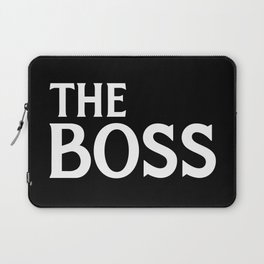 The Boss Funny Couples Quote Laptop Sleeve