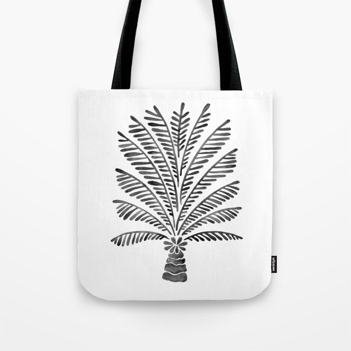 Palm Tree – Black Tote Bag
