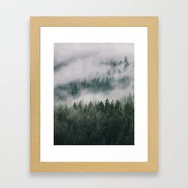Holding the Fog Framed Art Print