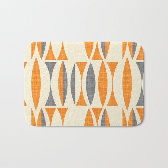 Seventies orange Bath Mat