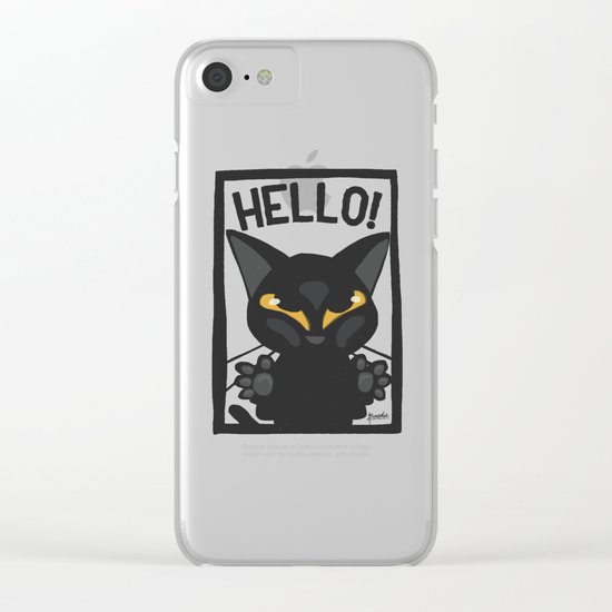 Hello! Clear iPhone Case