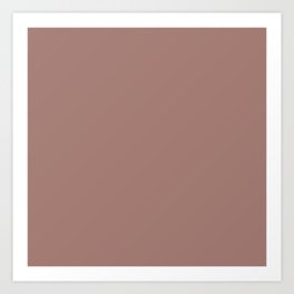 Burnished Brown Art Print