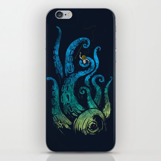 Undersea attack (neon ver.) iPhone & iPod Skin