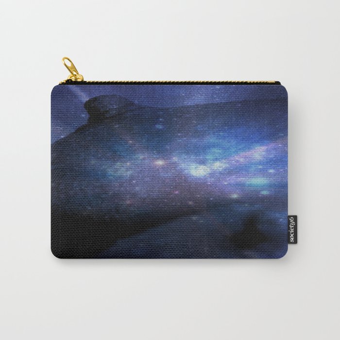 Cosmic Curves Blue Purple Carry-All Pouch