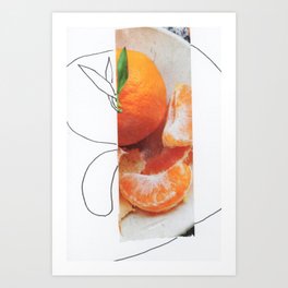 Orange you glad Art Print