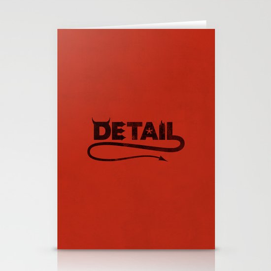 The Devil's in the Detail Stationery Cards