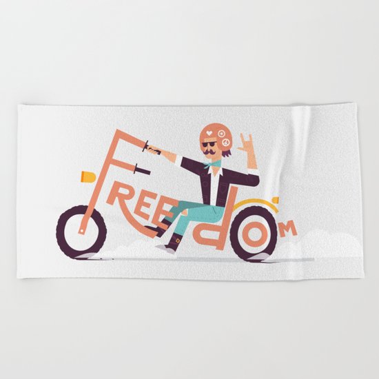 Freedom Beach Towel