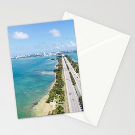 Highway to Miami Beach Stationery Card