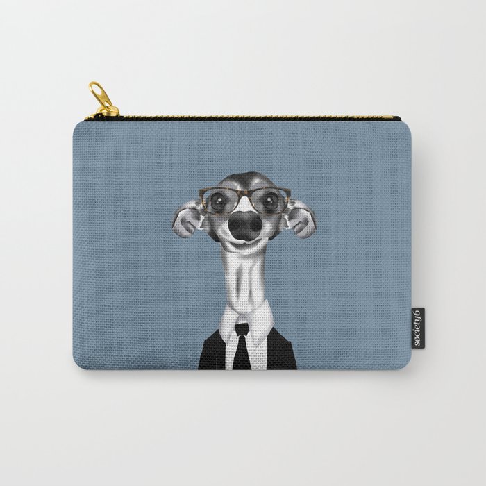 Greyhound in suit Carry-All Pouch
