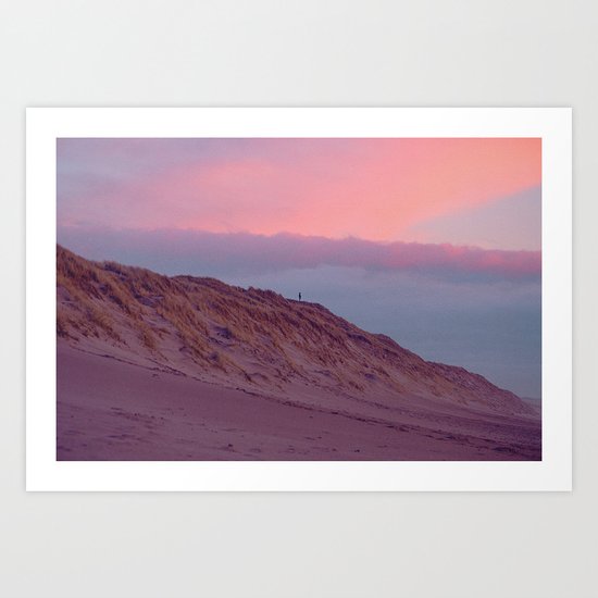 ENJOYING THE SILENCE Art Print