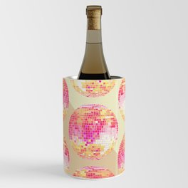 Disco Ball – Pink Ombré Wine Chiller | Flowerpower, Vintage, Catcoq, Peace, Retro, 70S, Dance, Drawing, Groovy, Love 