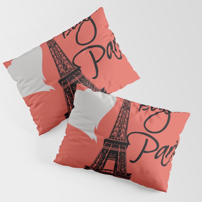Paris Eiffel Tower Pillow Sham