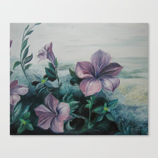 purple flower Canvas Print
