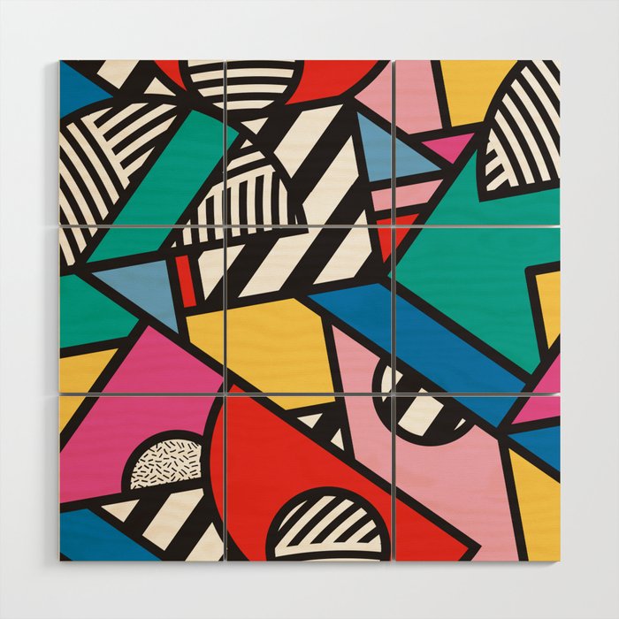 Colorful Memphis Milano Modern Geometric Shapes - 80s 90s