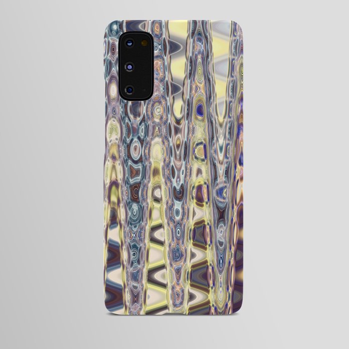 Surrealistic Zigzag Abstract In Yellow Android Case