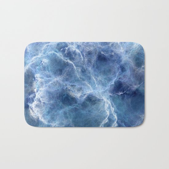 Blue storm Bath Mat