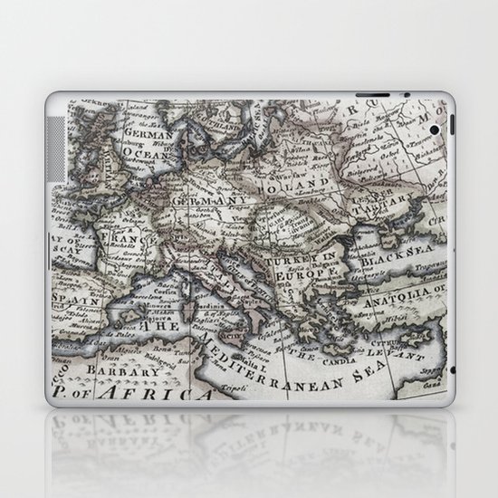 Old World Map Laptop & iPad Skin