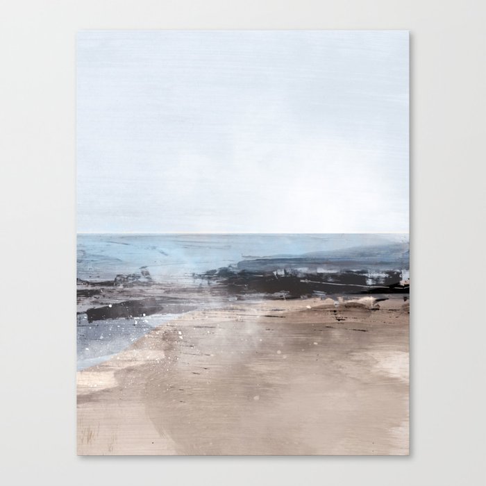 Day at the beach Canvas Print
