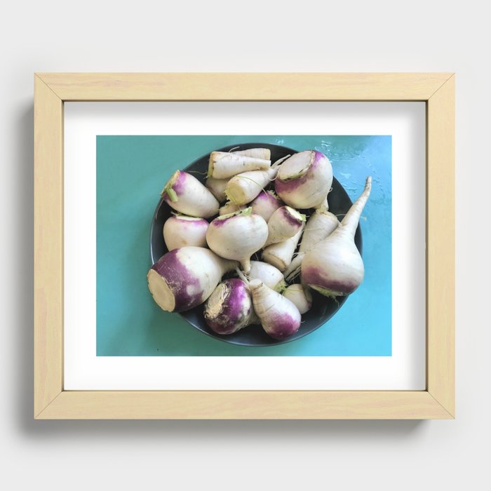 Turnips Recessed Framed Print