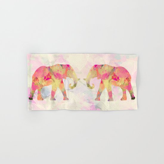Abstract Elephant II Hand & Bath Towel