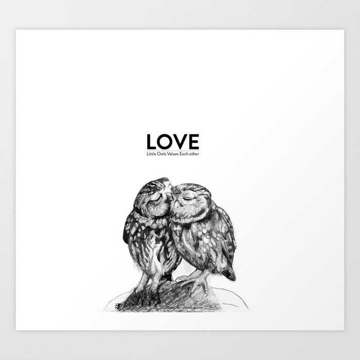 Owl Poster Owl Lover Owl Canvas