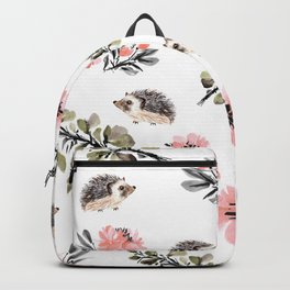 Floral hedgehog Backpack