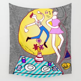 Dancin In The Moonlight Wall Tapestry