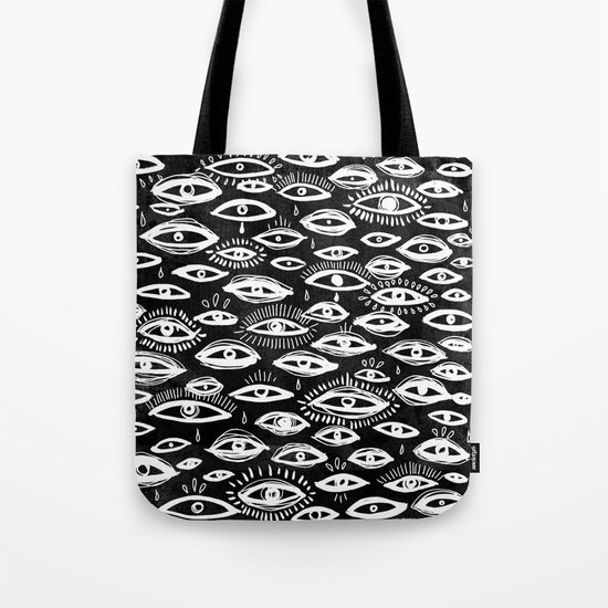The Third Eye Black Tote Bag