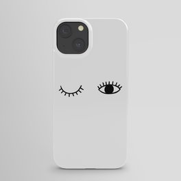 Eye wink iPhone Case