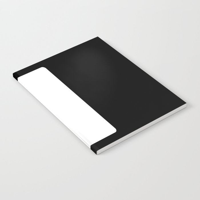 1 (White & Black Number) Notebook