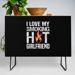 Hot Girlfriend Love Valentines Day Flame Credenza