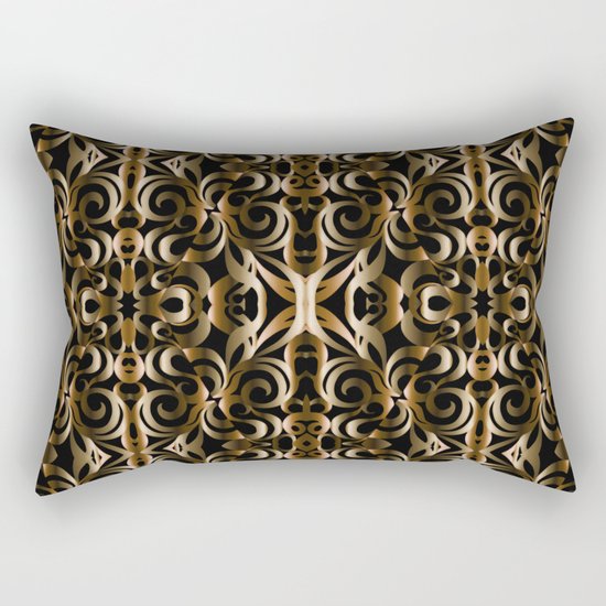 Floral Wrought Iron G14 Rectangular Pillow
