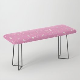 Pink Terrazzo Seamless Pattern Bench