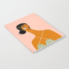 Green Hair Clip Notebook