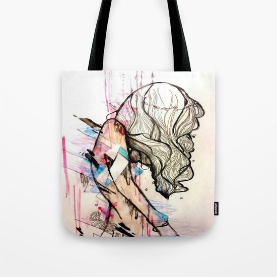 Collapsing Structures Tote Bag