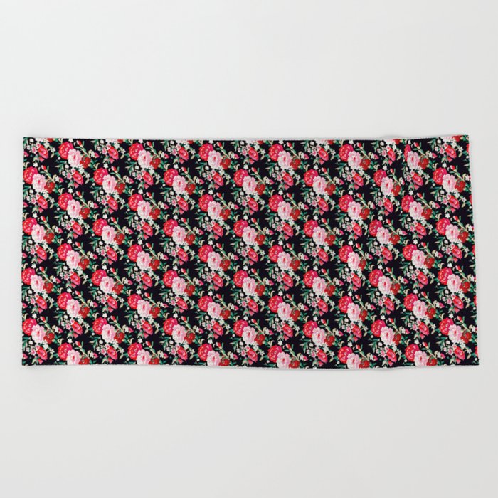 Vampire Weekend Floral Pattern Beach Towel By Haroldordonez Society6