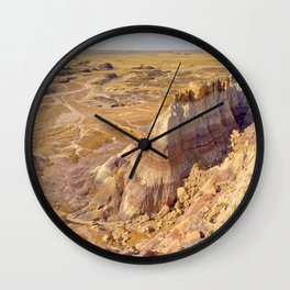 Cliffs of the Blue Mesa Wall Clock