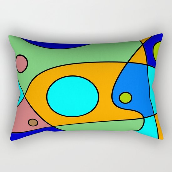 Abstract #72 Rectangular Pillow