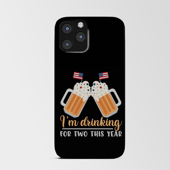 I'm Drinking For Two This Year iPhone Card Case